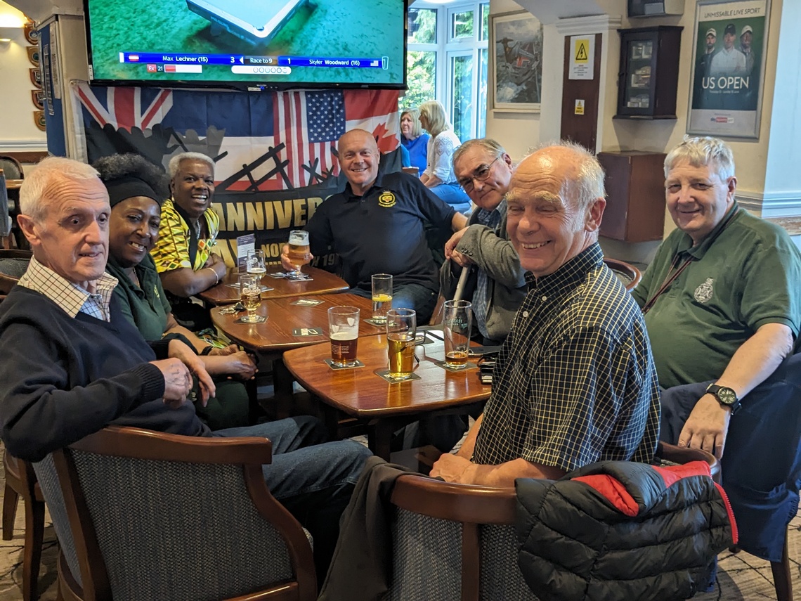 Armed Forces Veterans socialising